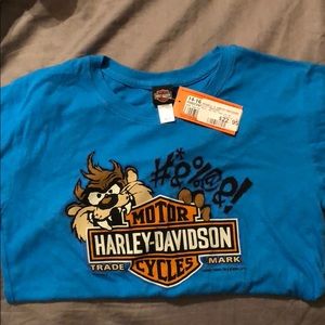 BNWT Harley-Davidson/Looney Tunes Taz Kids Shirt